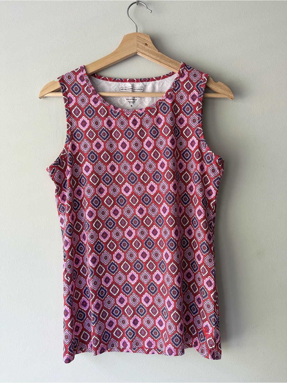 Coolibar Morada Everyday Basic Tank Geometric Sleeveless